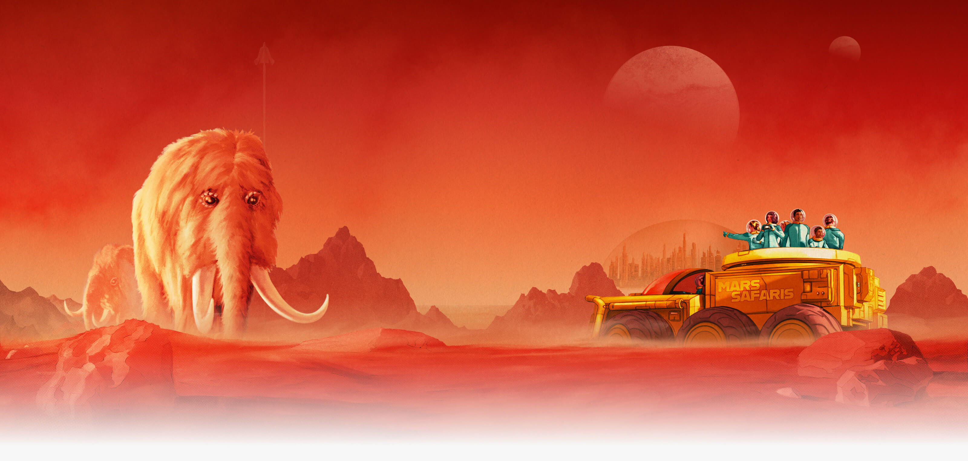 Mars Safari Background